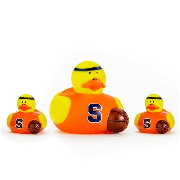 Bsi Products BSI Products 48348 Syracuse Orange All Star Ducks - Pack of 3 48348